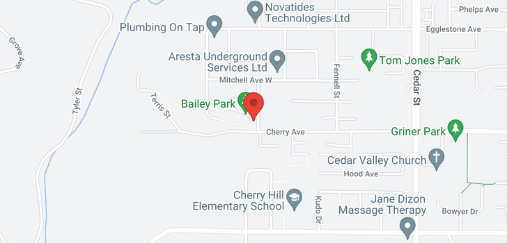 map of 8405 BAILEY PLACE